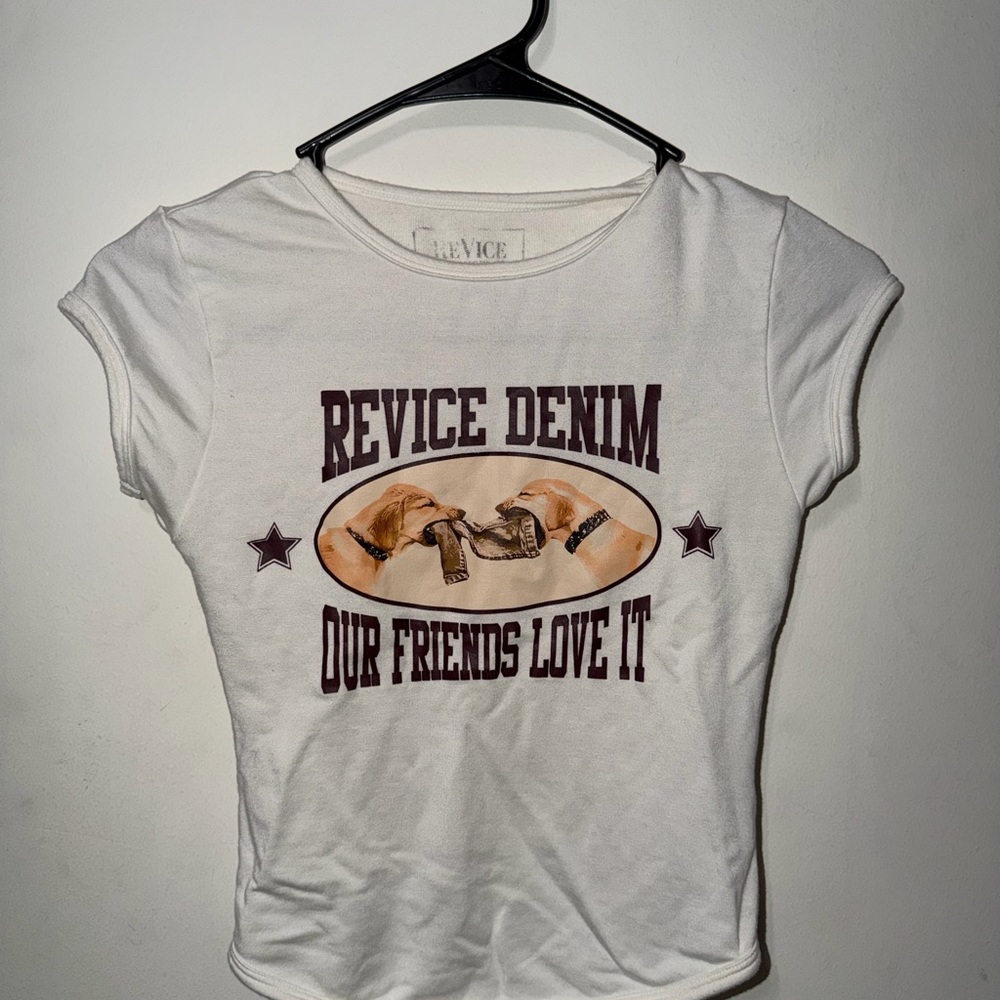 REVICE Cream Baby Tee